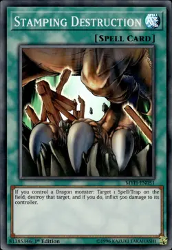 Stamping Destruction - Super Rare 1st Edition MYFI-EN051 - NM - YuGiOh - Image 1