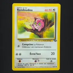 Jigglypuff Rondoudou 54/64 - Jungle French - Pokemon Card - Image 3