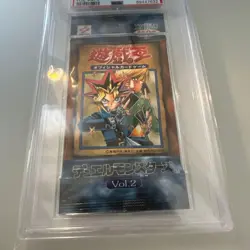 YuGiOh Vol2 Unopened Pack PSA10 GEM MT Vintage Rare 1999 JPN Trading Card - Image 3