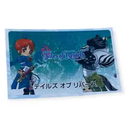 Sony PlayStation 2 Ps2 Tales of Rebirth 2004 Official Memory Card Sticker - Image 1