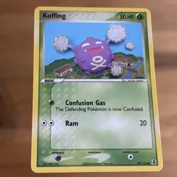 Koffing Pokemon EX Delta Species 72/113 Vintage Pokemon Card - Image 1