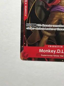 Monkey.D.Luffy P-007 One Piece TCG English Promo Card Tournament Pack Vol.1 - Image 4