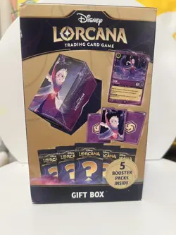 Disney Lorcana Elsa Gift Box - 5 Packs + Elsa Promo - Set 9 Fabled - Image 1