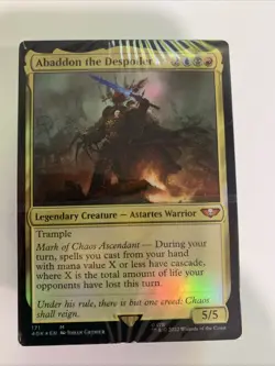 MTG Warhammer 40k Ruinous Powers commander deck sealed, NO BOX - Image 1