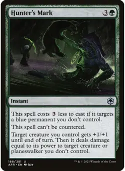 Hunter's Mark 188 MTG NM - Adventures in the Forgotten Realms - Image 1