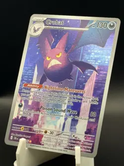 Pokemon Crobat 093/086 Illustration Rare Chaos Rising ME04 Near Mint - Image 3