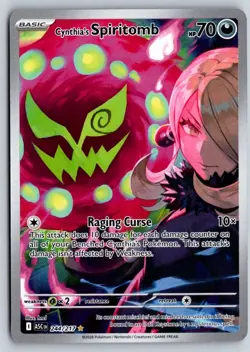 Cynthia's Spiritomb 244/217 Illustration Rare Ascended Heroes Pokemon Holo NM - Image 1