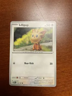 Lillipup 170/197 Obsidian Flames Regular Pokemon TCG Card - Image 1