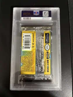 1999 Pokemon Base Set BLACK TRIANGLE BLASTOISE Booster Pack Error PSA-10 - Image 4