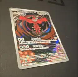 Pokemon TCG Yveltal 205/182 SV04 Paradox Rift Illustration Rare Holo - Image 1