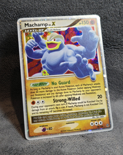 Pokemon Machamp LV.X 98/100 Stormfront Ultra Rare Holo English 150HP Ryo Ueda - Image 1