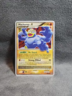 Pokemon Machamp LV.X 98/100 Stormfront Ultra Rare Holo English 150HP Ryo Ueda - Image 2