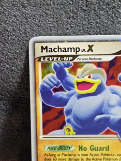 Pokemon Machamp LV.X 98/100 Stormfront Ultra Rare Holo English 150HP Ryo Ueda - Image 3