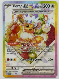 Eevee ex 174 Holo Promo Scarlet & Violet Promo Pokemon Moderately Played - Image 1