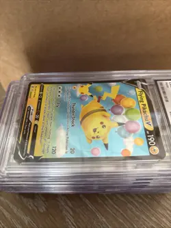 2021 POKEMON CELEBRATIONS 006 FLYING PIKACHU V- Holo GEM MT 10 - Image 2
