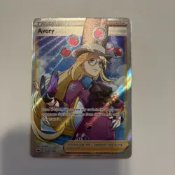 Pokemon TCG Avery (Full Art) 187/198 Sword & Shield - Chilling Reign Holo LP - Image 1