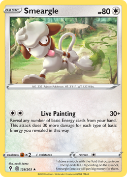 Smeargle 15/15 - McDonald's Collection 2022 - Promo Holo LP - Image 2