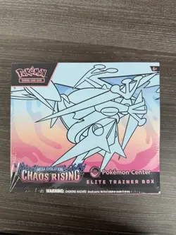 Chaos Rising POKEMON CENTER ETB Elite Trainer Box Brand New & Sealed 🐸✅ - Image 1
