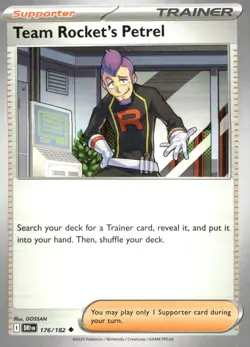 Team Rocket's Petrel - 176/182 [DRI - 176/182]PokemonSV10: Destined RivalsNMU... - Image 1