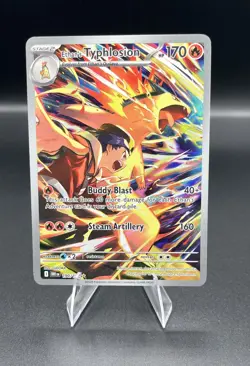 Pokemon Destined Rivals Ethan's Typhlosion Full Art 190/182 - Image 1