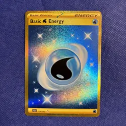 Pokemon TCG Basic Water Energy 279/193 Hyper Rare Paldea Evolved Card - Image 1