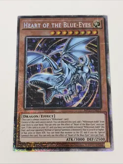 Yugioh Heart of the Blue-Eyes x 3 - 1st Edition Starlight Rare NM - Free Holo A - Image 2