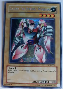 Gamma the Magnet Warrior DOR-003 Yugioh Tcg Lp - Image 1