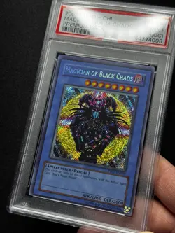 PSA 9 OC Yugioh Magician of Black Chaos #PP01-EN001 OFF CENTER ERROR POP 1! - Image 3