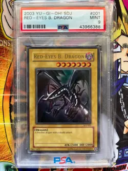 Red Eyes Black Dragon Starter Deck Joey Unlimited PSA 9 - Image 1