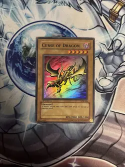 Curse of Dragon LOB-066 Super Rare 1st Edition Blue Eyes Yu-Gi-Oh MP (WNM) - Image 1