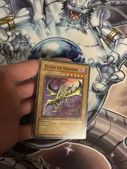Curse of Dragon LOB-066 Super Rare 1st Edition Blue Eyes Yu-Gi-Oh MP (WNM) - Image 2