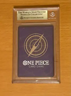 2023 One Piece OP05 EN 1st Anniversary Signature #012 Monkey D Luffy BGS 9.5 - Image 2