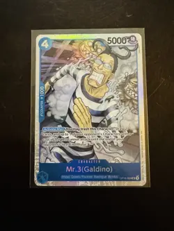 Mr. 3 (Galdino) OP16-056 Character Foil English 4C 5000 - Image 1