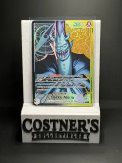 Gecko Moria - OP14-080 Alt Art Leader One Piece The Azure Sea's Seven English - Image 1