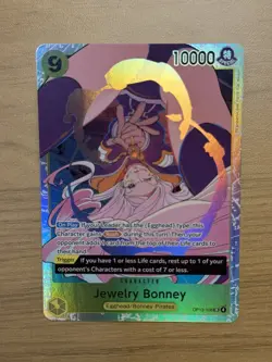One Piece TCG Jewelry Bonney OP13-108 SR English Foil Super Rare - Image 1