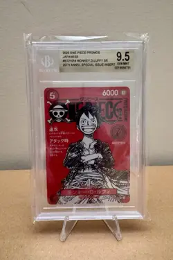 Monkey D. Luffy BGS 9.5 Gem Mint ST21-014 Promo ONE PIECE Magazine Japanese - Image 1