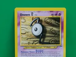 Pokemon Neo Destiny Unown [G] 27/105 Unlimited Rare Card NM - Image 2