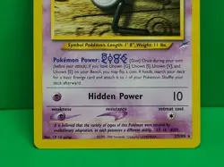 Pokemon Neo Destiny Unown [G] 27/105 Unlimited Rare Card NM - Image 3