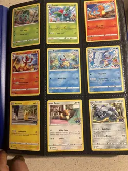 POKEMON GO CARD FRENZY BINDER PAGE (9ct) cards from mixed sets - Image 1