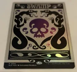 🌟 Swamp 0890 Foil Secret Lair Bonus Card 🌟 - Image 1