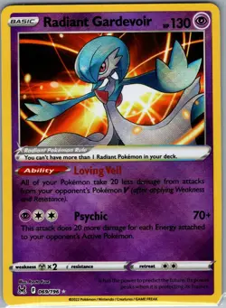 Radiant Gardevoir 069/196 SWSH11: Lost Origin - Pokemon Card - NM - Image 1