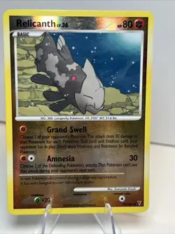 HP+ Relicanth 79/147 Reverse Holo Supreme Victors AUTHENTIC Pokemon Card - Image 1