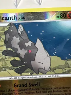 HP+ Relicanth 79/147 Reverse Holo Supreme Victors AUTHENTIC Pokemon Card - Image 5