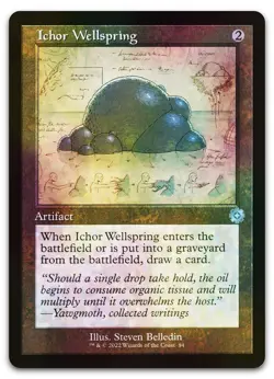 Ichor Wellspring (Schematic) #84 (Foil) (NM) Brothers' War BRR Magic MTG - Image 1
