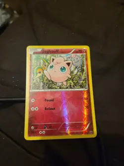 2016 pokemon Fates Collide reverse holo Jigglypuff 65/124 - Image 1