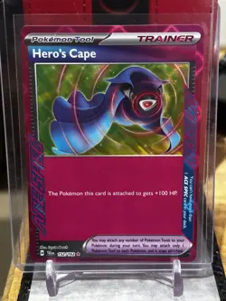 Pokemon TCG Hero's Cape TEF 152/162 Ace Spec Rare Temporal Forces - Image 1