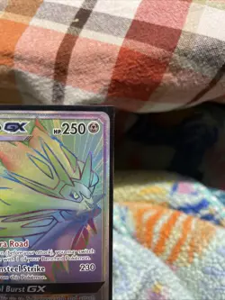 Solgaleo GX 155/149 Rainbow Hyper Rare Card Sun & Moon Base Set Pokemon TCG - Image 4