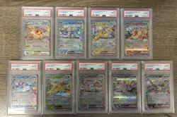 Eeveelution ex RR Sequential Set 2024 Pokemon Japanese Sv8A-Terastal Fest-PSA 10 - Image 1