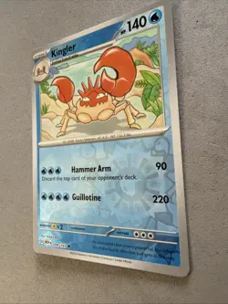 Pokemon TCG * Scarlet & Violet 151 * 099/165 Kingler U * REVERSE HOLO * NM - Image 2