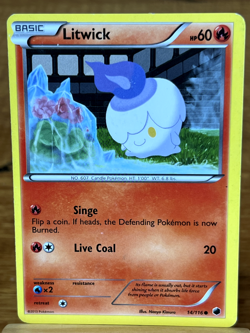 Pokemon TCG Litwick 14/116 Plasma Freeze Common NM - Image 1